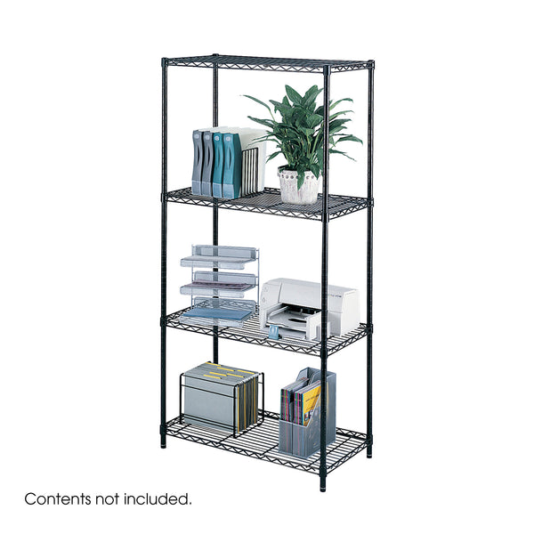 Commercial Wire Shelving Starter Unit, 36 x 18"