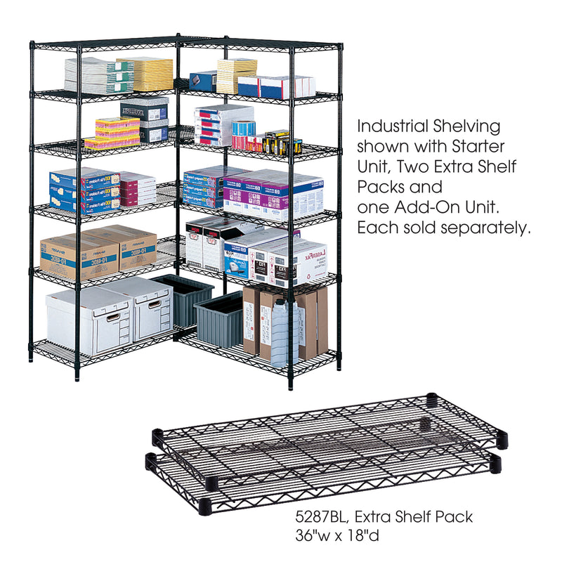 Industrial Extra 2 Shelf Pack, 36 x 18"