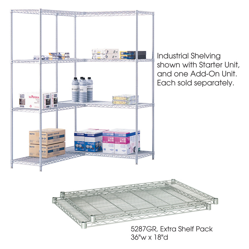 Industrial Extra 2 Shelf Pack, 36 x 18"