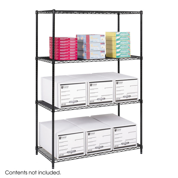 Industrial Wire Shelving Starter Unit, 48 x 24"