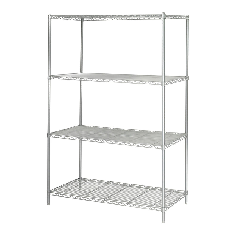 Industrial Wire Shelving Starter Unit, 48 x 24"