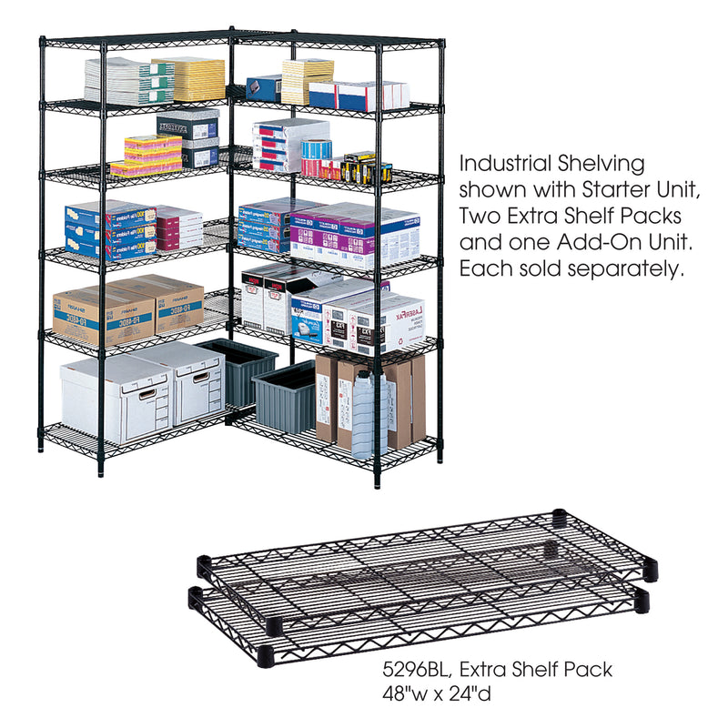 Industrial Extra 2 Shelf Pack, 48 x 24"