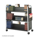 Scoot™ Double-Sided Book Cart - 6 Shelves