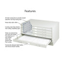 Facil 5 Drawer Steel Flat File-Small