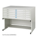 Facil 5 Drawer Steel Flat File-Medium