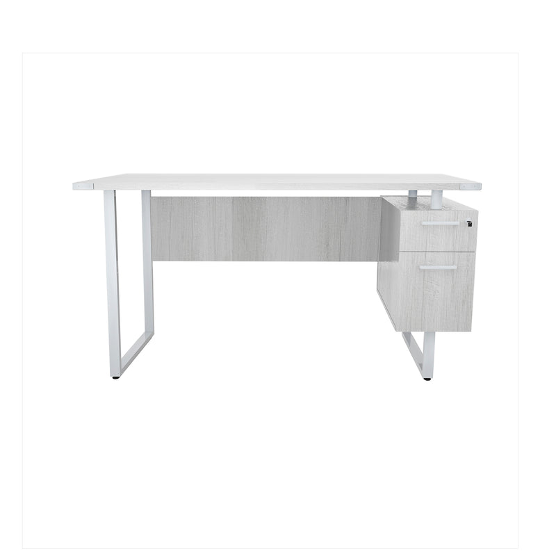 Mirella SOHO Desk with Built-In Pedestal