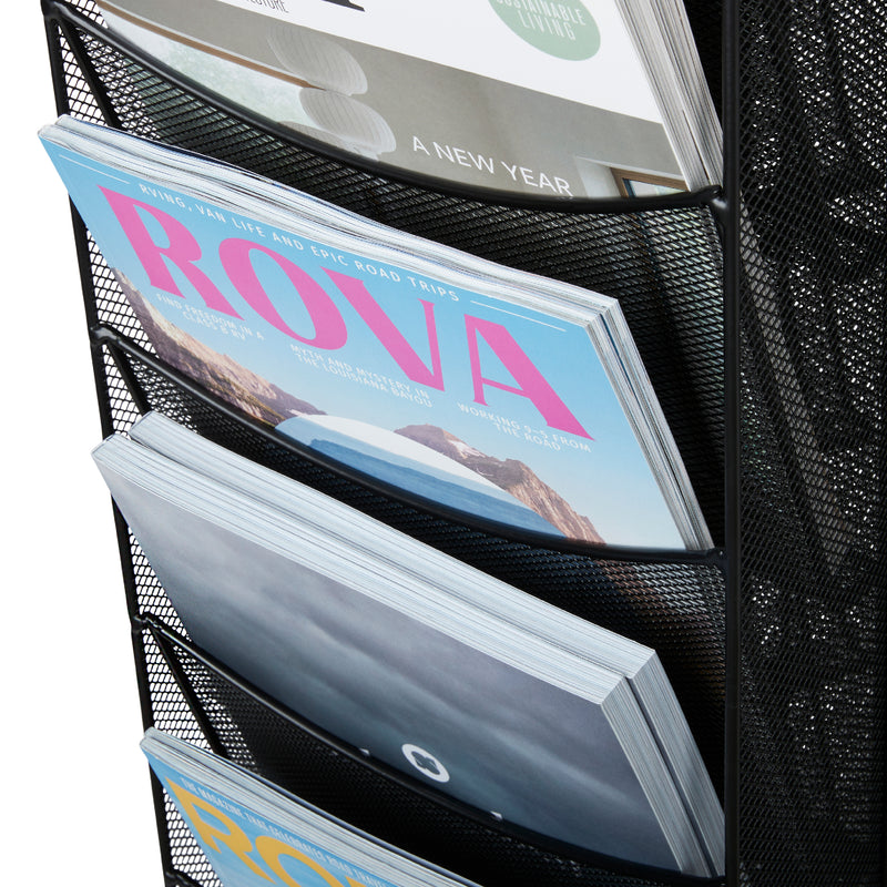 Onyx™ Rotating Mesh Magazine Stand