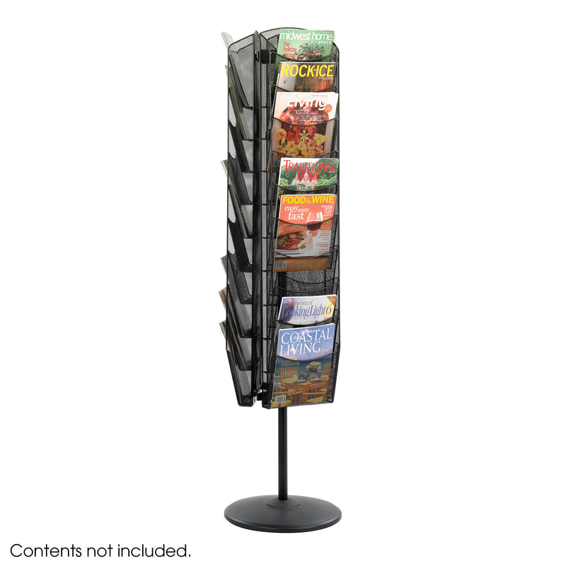 Onyx™ Rotating Mesh Magazine Stand