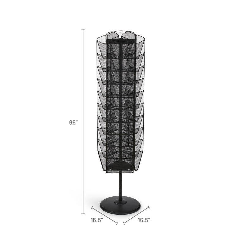 Onyx™ Rotating Mesh Magazine Stand