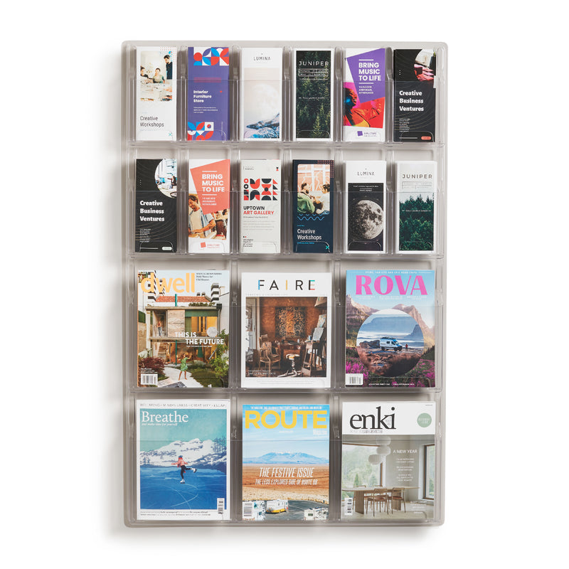 Reveal™ 6 Magazine and 12 Pamphlet Display