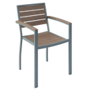 Eveleen Arm Chair Indoor / Outdoor Synthetic Polymer Seat And Back