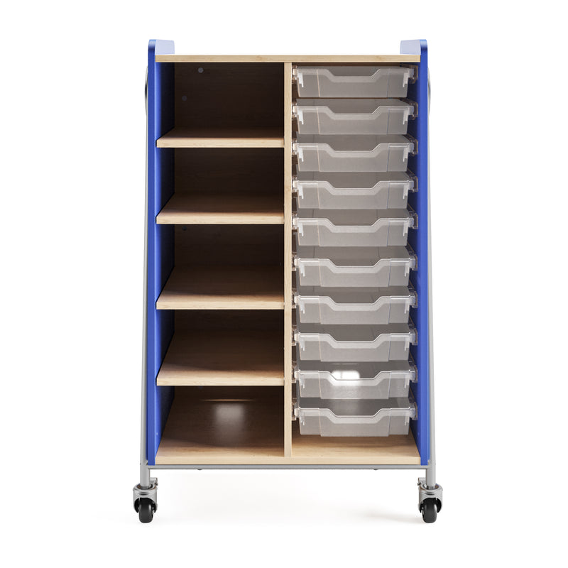 Whiffle Typical 2 Double 48”, Totes & Single Shelves, No Doors