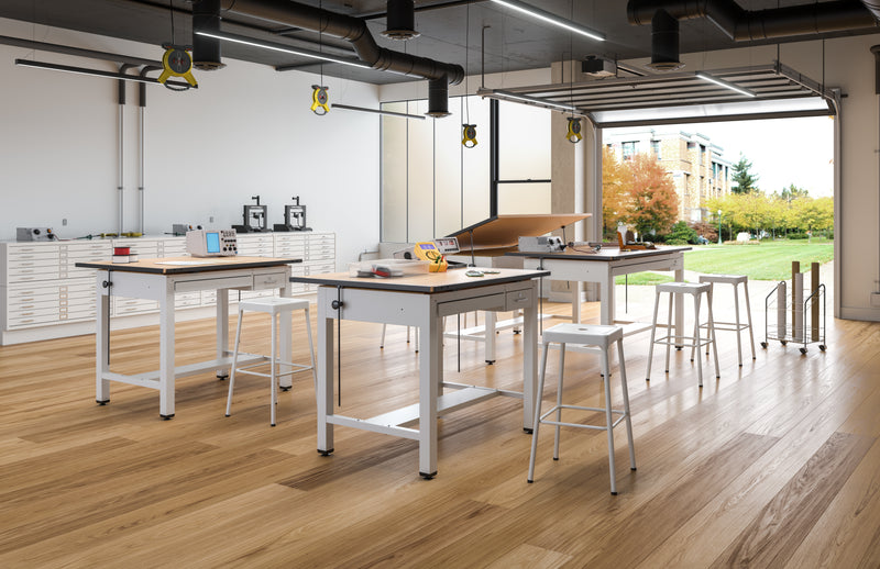 Counter Height Steel Stool