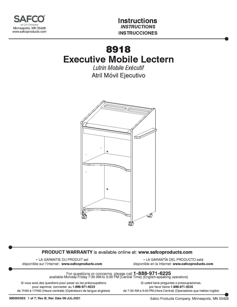 Executive Mobile Lectern