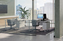 Mirella SOHO Desk with Built-In Pedestal
