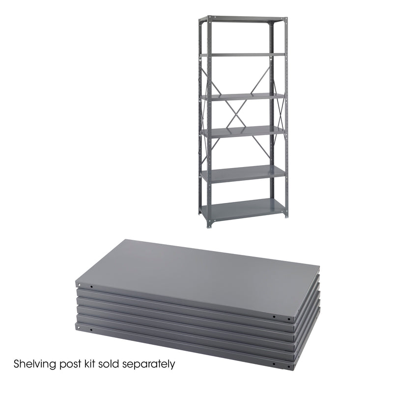 36 x 18 Industrial Steel Shelving 6 Shelf Pack