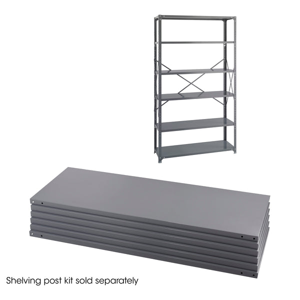 48 x 18 Industrial Steel Shelving 6 Shelf Pack