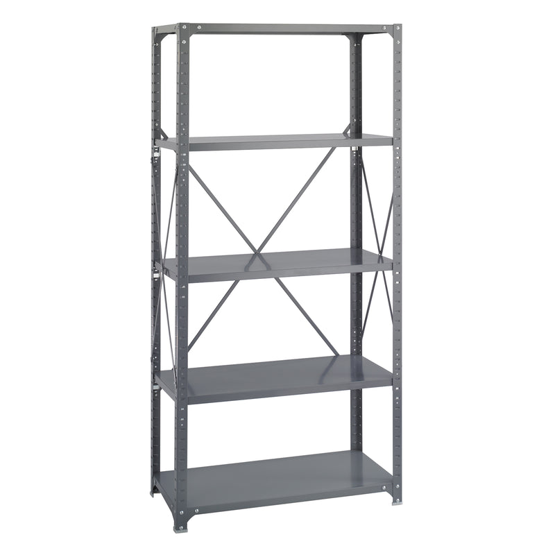 36 x 18 Commercial Steel Shelving 5 Shelf Kit