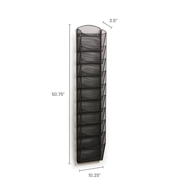 10-Pocket Onyx™ Magazine Rack