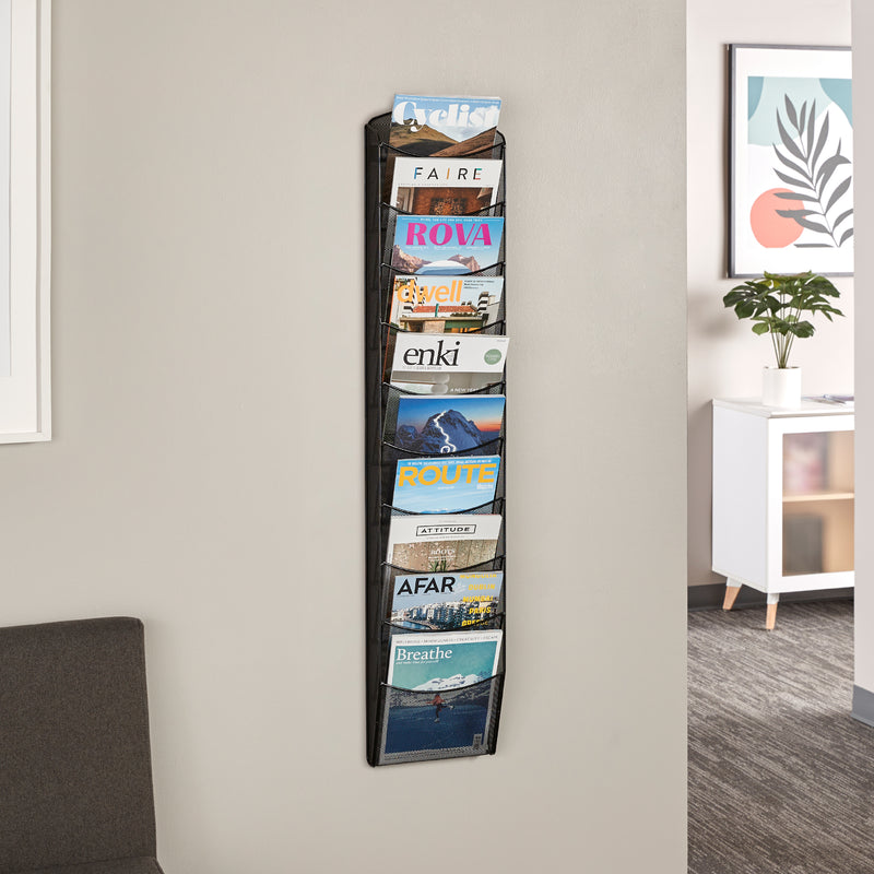 10-Pocket Onyx™ Magazine Rack