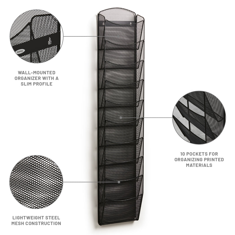 10-Pocket Onyx™ Magazine Rack