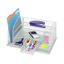 Onyx™ Steel Mesh Organizer With 3 Drawers