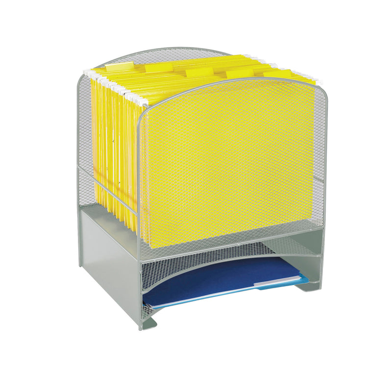 Onyx™ Mesh Desk Hanging File/2 Horizontal Sorters