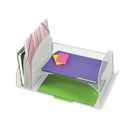 Onyx™ Mesh Desk Organizer Two Upright/Two Horizontal Sections