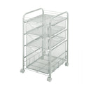 Onyx™ Mesh File Cart with 1 File Drawer and 2 Small Drawers