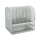 Onyx™ Mesh Desk Organizer 2 Horizontal/6 Upright Sections