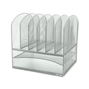 Onyx™ Mesh Desk Organizer 2 Horizontal/6 Upright Sections