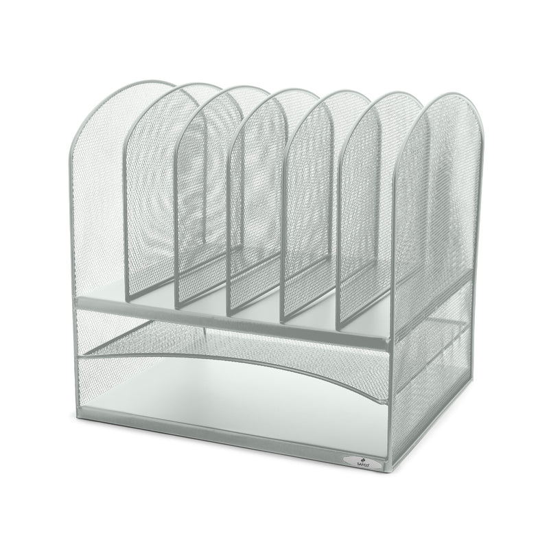 Onyx™ Mesh Desk Organizer 2 Horizontal/6 Upright Sections