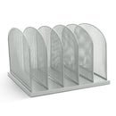 Onyx™ Mesh Desk Organizer 5 Upright Sections