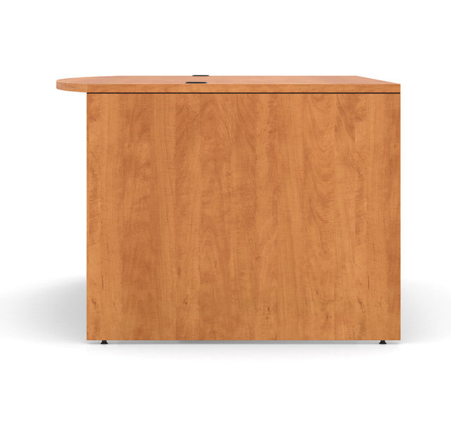 OS Laminate 66"W Bow Front Desk Shell