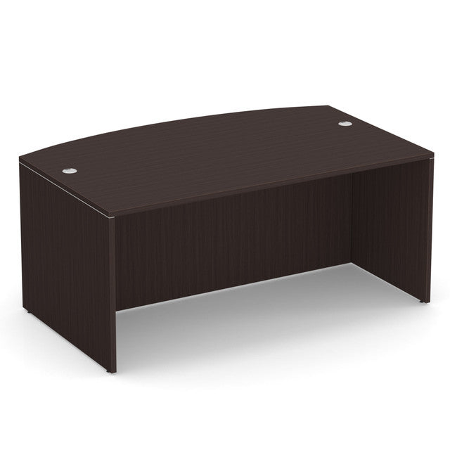 OS Laminate 66"W Bow Front Desk Shell