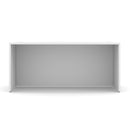 OS Laminate 66"W Bow Front Desk Shell