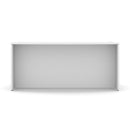 OS Laminate 66"W Bow Front Desk Shell