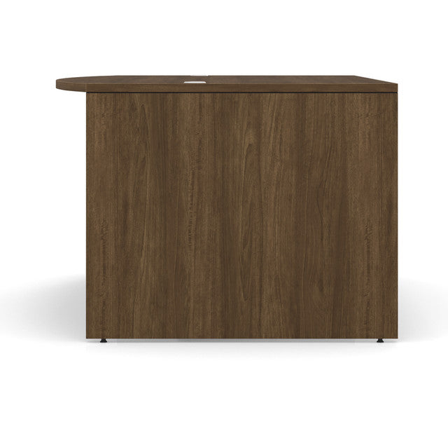 OS Laminate 66"W Bow Front Desk Shell