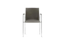 Axis Fully Upholstered Four Leg Chair With Arms