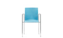 Axis Wood Shell Four Leg Chair With Arms