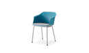 Attune Metal Four Leg Chair Upholstered Seat