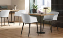 Attune Poly Four Leg Chair Upholstered Seat