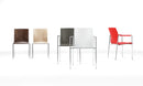 Axis Wood Shell Four Leg Chair Armless