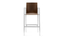 Axis Four Leg Wood Shell Stool With Arms