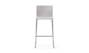 Axis Sled Frame Fully Upholstered Stool Mid Back