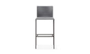 Axis Four Leg Fully Upholstered Stool Mid Back