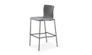 Axis Four Leg Fully Upholstered Stool Mid Back