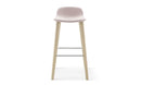 Bliss Wood Leg Stool Bar Height