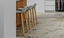 Bliss Wood Leg Stool Bar Height