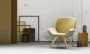 Beyond Chair Fully Upholstered Shell Wood Legs